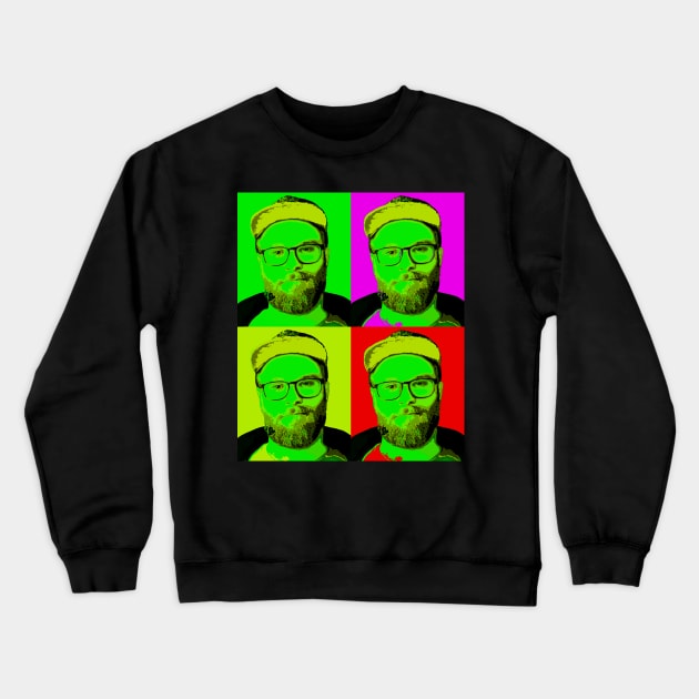 seth rogen Crewneck Sweatshirt by oryan80